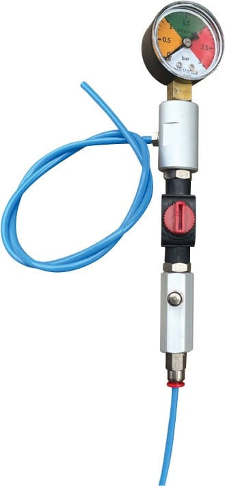 Dam Easy Air Pressure Gauge - RED - Dam Easy