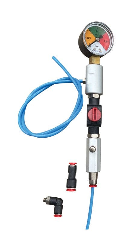 Dam Easy Air Pressure Gauge - RED - Dam Easy