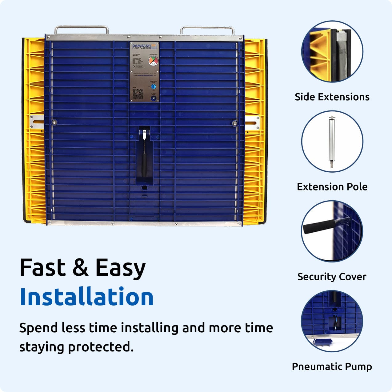 Flood Barrier Door Dam - Ultimate Flood Gate - Dam Easy