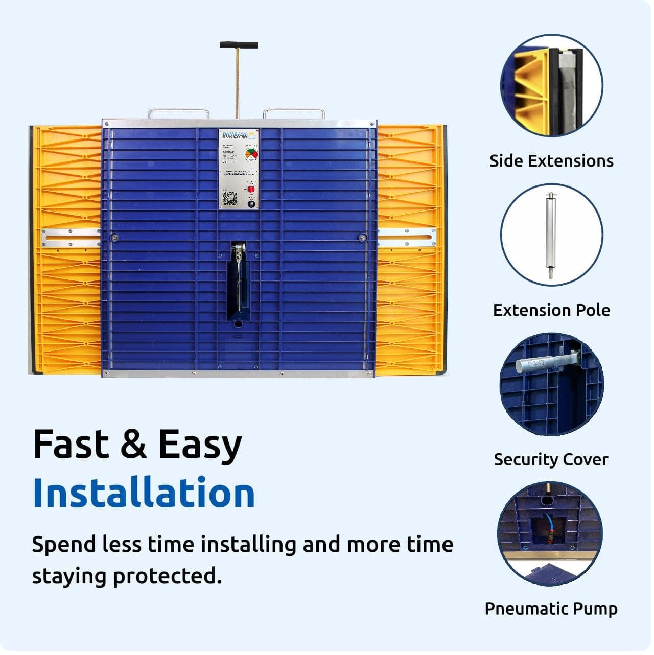 Flood Barrier Door Dam - Ultimate Flood Gate - Dam Easy